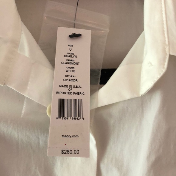 Theory white summer dress - Picture 3 of 3